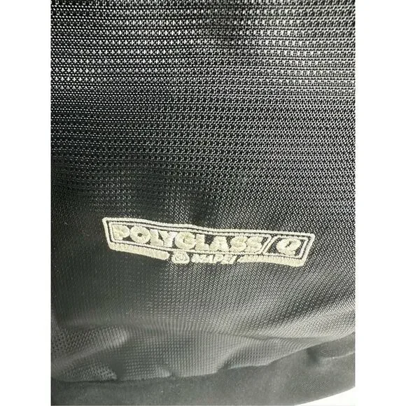OGIO Business Laptop Padded Backpack Computer Work Black Polyglass Maple Logo